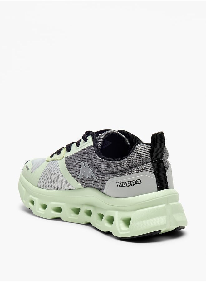 Kappa Women's Colourblock Sports Shoes with Lace-Up Closure  - Image 2