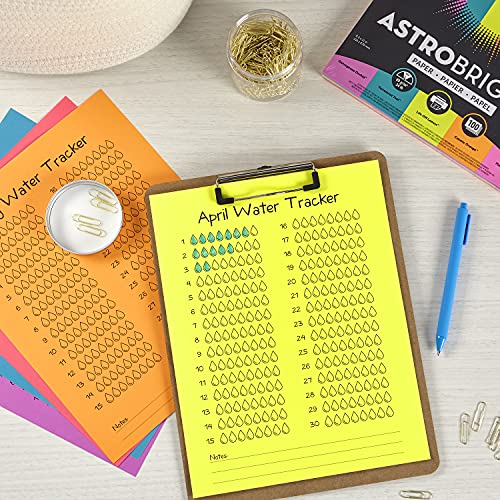 Astrobrights Colored Paper, 8.5" x 11", 24 lb/89 gsm, "Tropical" 5-Color Assortment, 100 Count (Pack of 6) - 600 Sheets in Total (91796) - Image 4