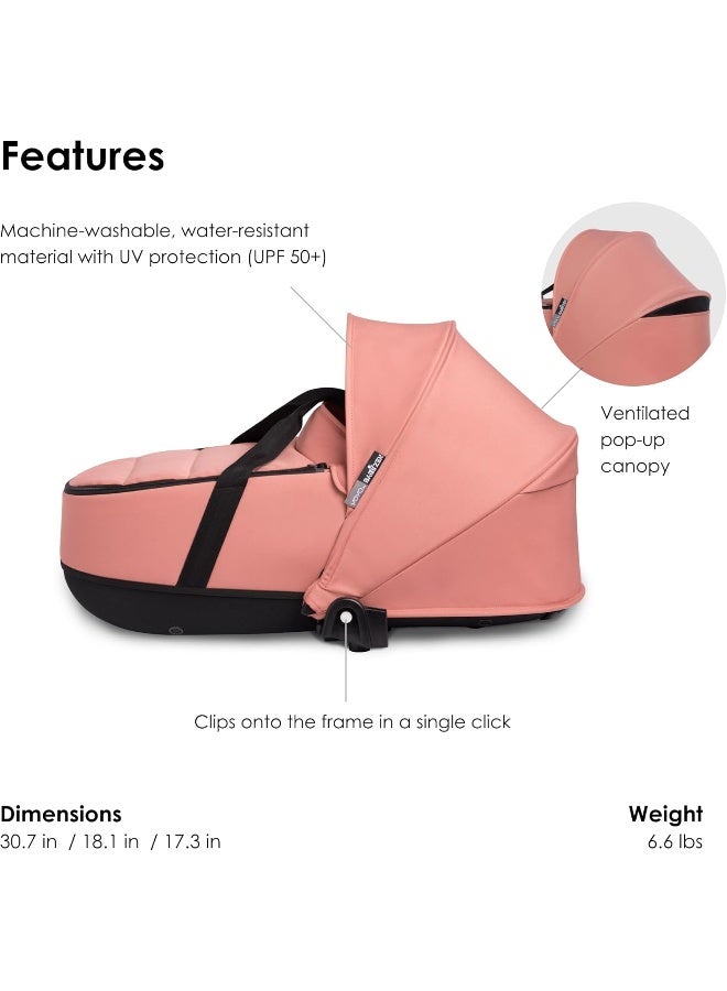 BABYZEN سرير بيبيزن YOYO 0+، زنجبيل - يشمل مرتبة مزدوجة سميكة، قشرة مهوّاة وسقف - يتطلب إطار YOYO2 (يُباع بشكل منفصل) - Image 5