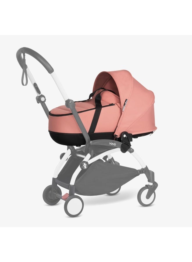 BABYZEN سرير بيبيزن YOYO 0+، زنجبيل - يشمل مرتبة مزدوجة سميكة، قشرة مهوّاة وسقف - يتطلب إطار YOYO2 (يُباع بشكل منفصل) - Image 1