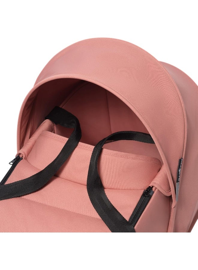 BABYZEN سرير بيبيزن YOYO 0+، زنجبيل - يشمل مرتبة مزدوجة سميكة، قشرة مهوّاة وسقف - يتطلب إطار YOYO2 (يُباع بشكل منفصل) - Image 4