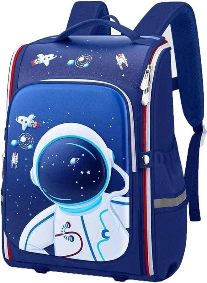 Nubby Dotss Kids Hard Shell School Backpack for Boys & Girls | Waterproof 3D Cartoon Design | Lightweight Ergonomic Bag with Padded Straps (astronau) - Image 5