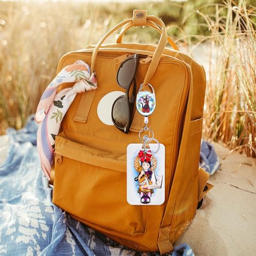 Pounchi Soot Sprite Retractable Badge Reels (2 Pack) with Cute Name Tag Badge Holder (2 Pack) Cute Anime ID Badge Holders Nursing Badge Reel Badge Clip Gifts for Teens Kids - Image 5