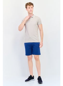 RBX Men Sportswear Fit Short Sleeves Outdoor Polo Shirt, Beige  - Image 4