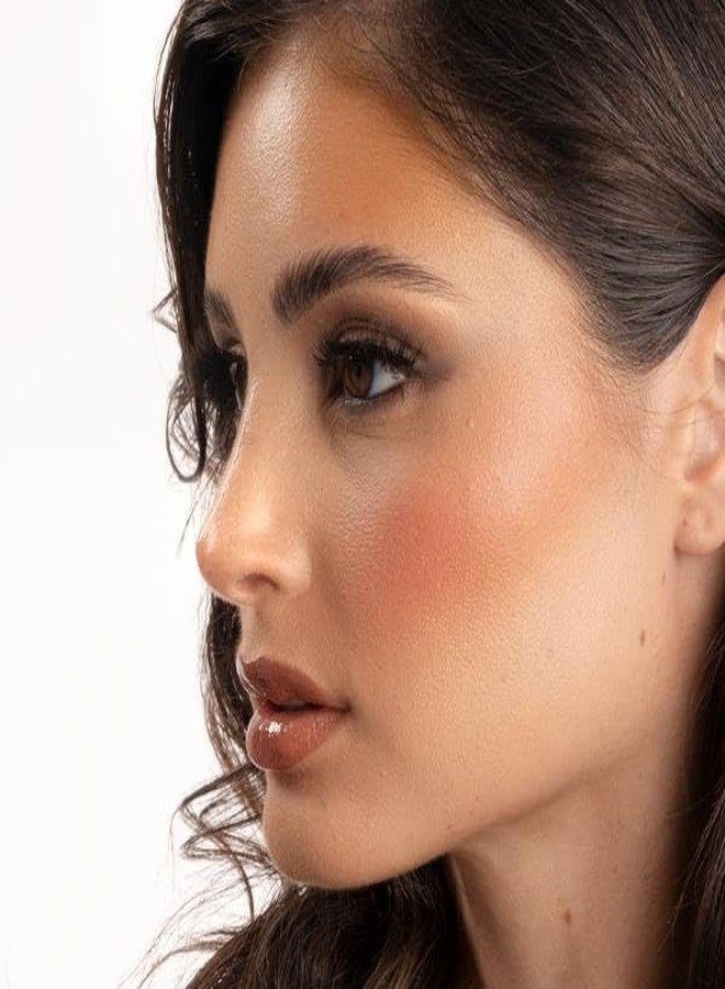 FARMASi Highligher Powder Blusher, Glow Boosting, Naturally Luminous Lightweight, Highly Pigmented, Soften and Moisturize the skin, Buildable Coverage Blush, Vegan 0.159 Fl Oz / 4.5g-01 Like Candy - Image 3