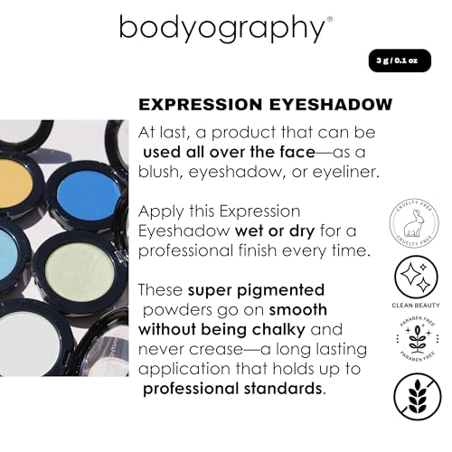 Bodyography Expressions Eye Shadow Sable Deep Brown Matte MultiFunctional LongWearing Powder for Eyes Cheeks Brows Buildable Silky Finish Vegan TalcFree - Image 3