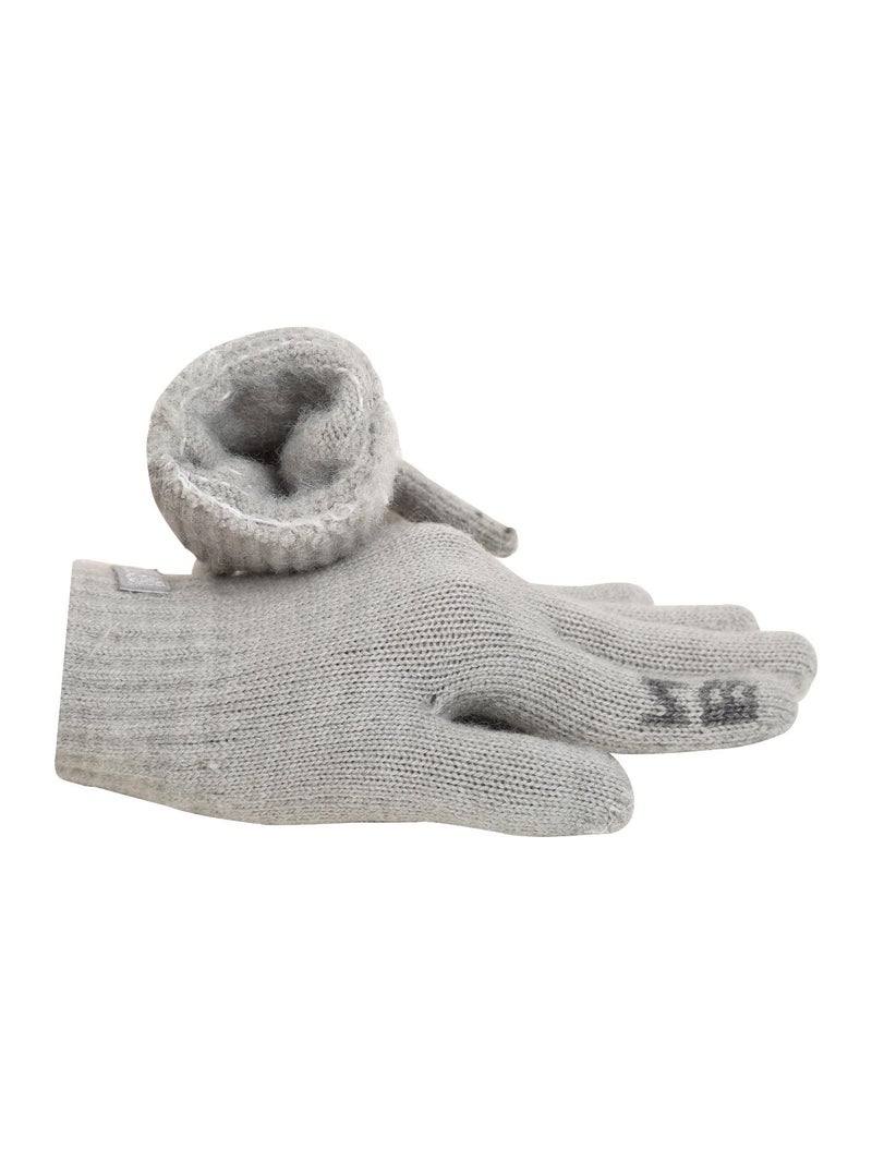 FabSeasons Acrylic Woolen solid Winter Gloves for Girls & Boys, fits for 5-8 years - Image 4