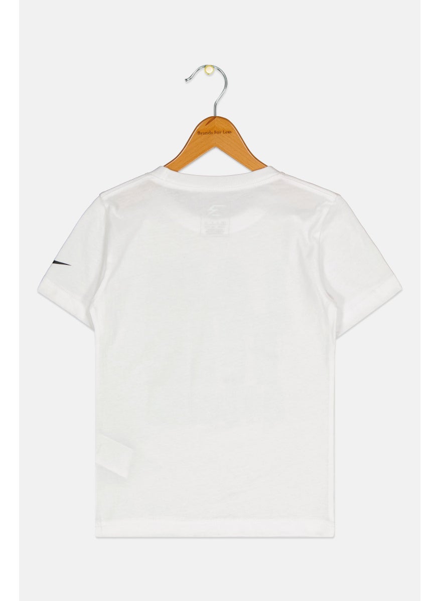 Nike Nike 3Brand by Russell Wilson Kids Boy Sportswear Fit Outdoor T-Shirt, White  - Image 2