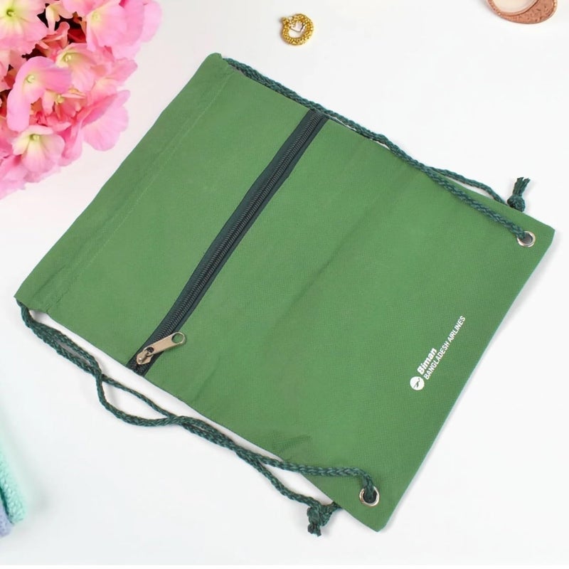 SAMRUKZONE SRZ Two Pocket Multipurpose Silng Bag Travel Pouch Small Tool Bag Electrician (2 Way Belt) + 1 Shoe Bag - Image 4