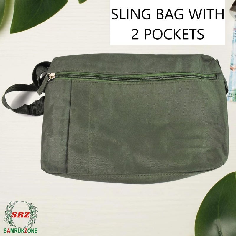 SAMRUKZONE SRZ Two Pocket Multipurpose Silng Bag Travel Pouch Small Tool Bag Electrician (2 Way Belt) + 1 Shoe Bag - Image 5