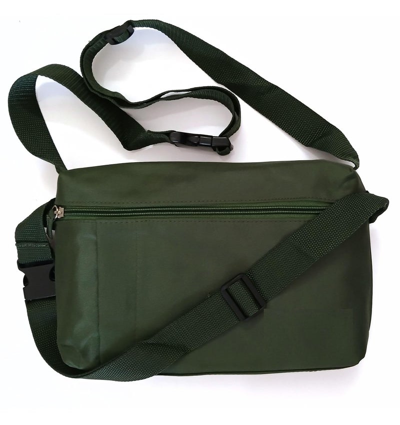 SAMRUKZONE SRZ Two Pocket Multipurpose Silng Bag Travel Pouch Small Tool Bag Electrician (2 Way Belt) + 1 Shoe Bag - Image 1