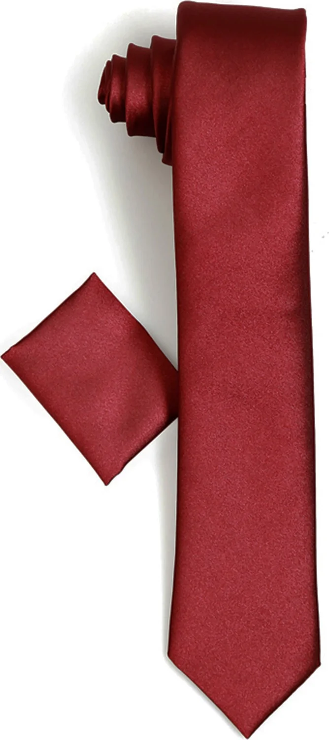 فاريتا Men's Blue Shirt Claret Red Tie Shirt Combination Set