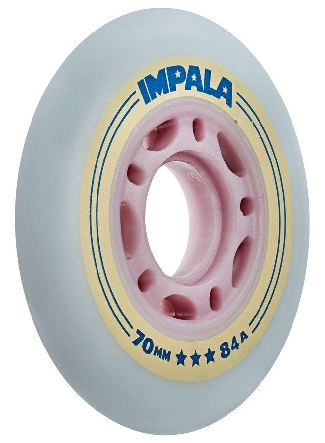 Impala Rollerskates Impala Inline Wheel 4pk Skates, Women, Pink/Yellow (Multicolour), 70 - Image 2