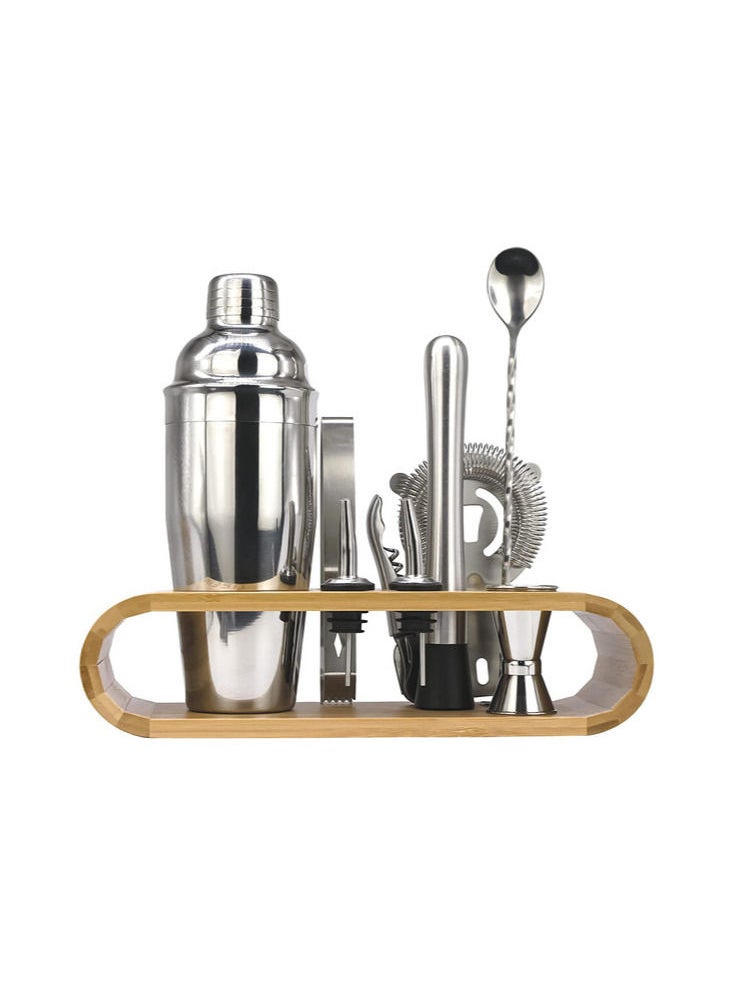 MIBRU Coffee Shaker Set 550ml With Wood Base  - Image 1