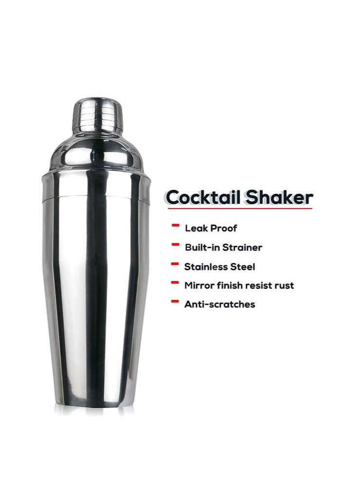 MIBRU Coffee Shaker Set 550ml With Wood Base  - Image 3