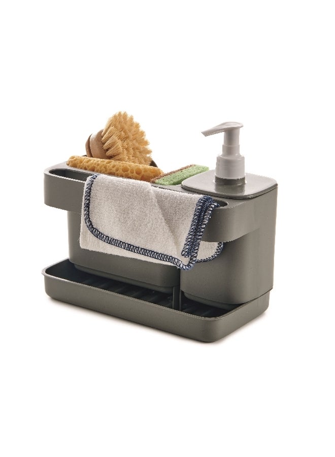 Snips Tidy Up Dish Washing Set with Soap Dispenser Grey 21 x 18 x 12 cm 000894 - Image 4