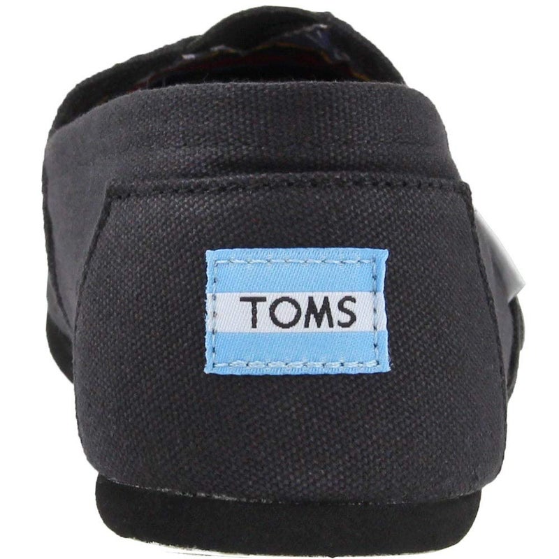 TOMS Men's Classic Alpargata Slip-On Shoe Black/Black Classic Canvas 9.5 M - Image 4