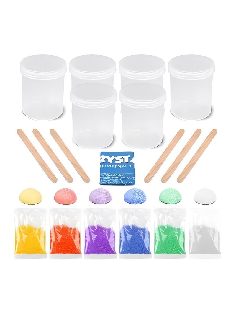 مجموعة ألعاب تعليمية بسيطة مصممة لتعزيز التجارب العلمية من خلال نمو النباتات الكريستالية، تحفز اهتمام الأطفال بالتعلم والفضول والاهتمام بالعلوم بواسطة التجارب اليدوية البسيطة، اللون أرجواني - Image 5