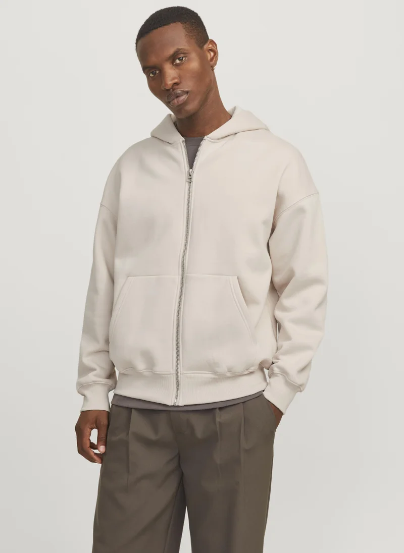 JACK & JONES Graphic Zip Through Hoodie
