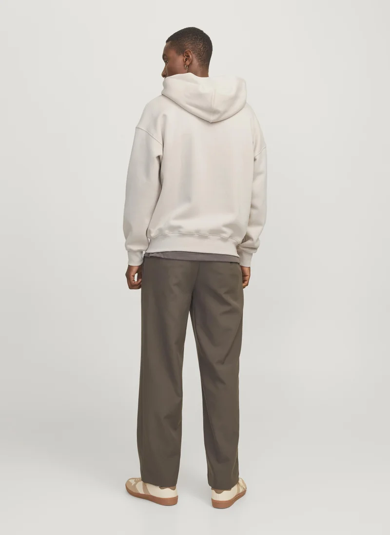 JACK & JONES Graphic Zip Through Hoodie