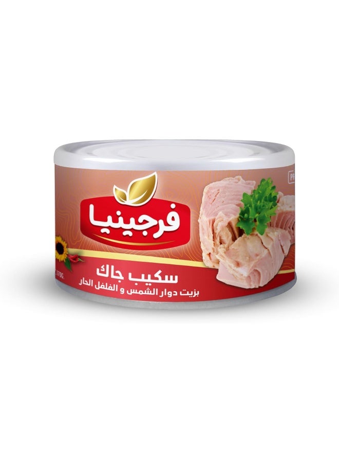 Virginia Skip jack Tuna Sun Flower Chilli Chunks 170G - Image 1