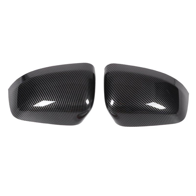 Rearview Mirror Cover: Carbon Fiber Pattern, Premium ABS Plastic, Perfect Fit - Easy No-modification Installation, Protective Mirror Housing for Jeep Grand Cherokee 2011‑2019 - Image 3