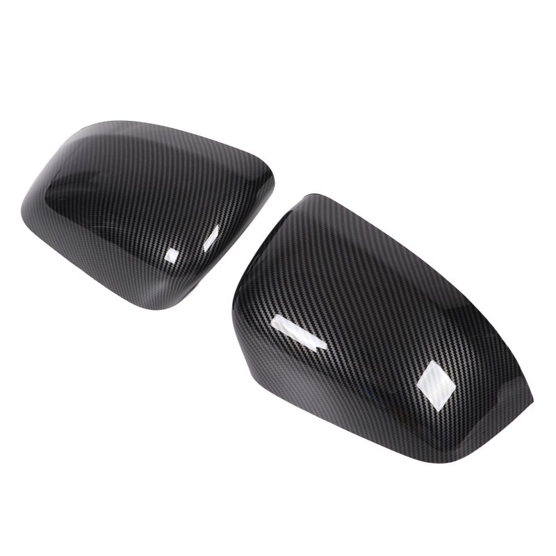 Rearview Mirror Cover: Carbon Fiber Pattern, Premium ABS Plastic, Perfect Fit - Easy No-modification Installation, Protective Mirror Housing for Jeep Grand Cherokee 2011‑2019 - Image 4