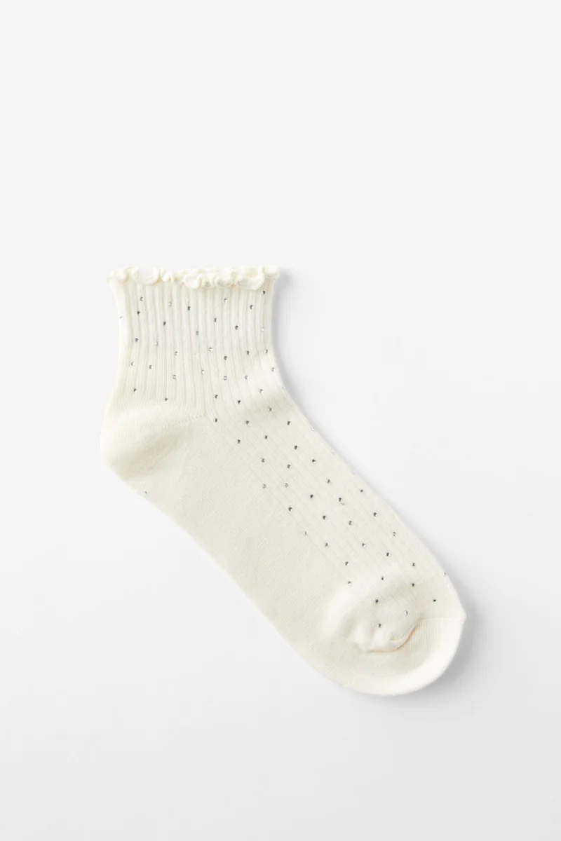 Rubi DIAMANTE FRILL ANKLE SOCK