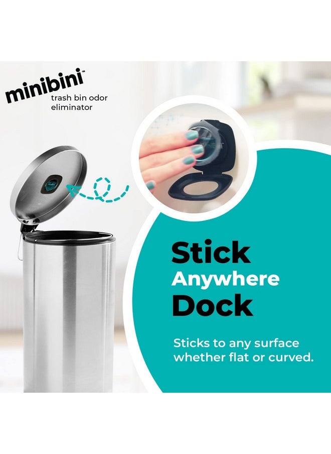 Flint - Minibini Trash Can Deodorizer And Odor Eliminator, Garbage Can Air Freshener And Odor Control Up To 30 Days, Device Plus Refill - Image 1