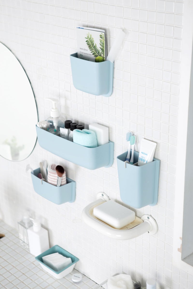 Litem Multipurpose Magnetic Mint Myroom Wall Pocket Hanging Storage Organizer for Home & Office for Mobile Charging - Image 4