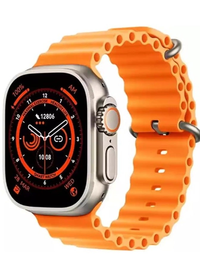 adhomax New 2025 T900 Ultra smart watch Elegant Design 2.09" Series 8 HD Display, Fitness Tracker, Calls Wireless Charging | Touch Screen compatable with IOS & android for men and women - Image 3