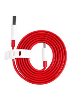 Official Dash Charge Type-C Cable for OnePlus – Red, Fast Charging Cable