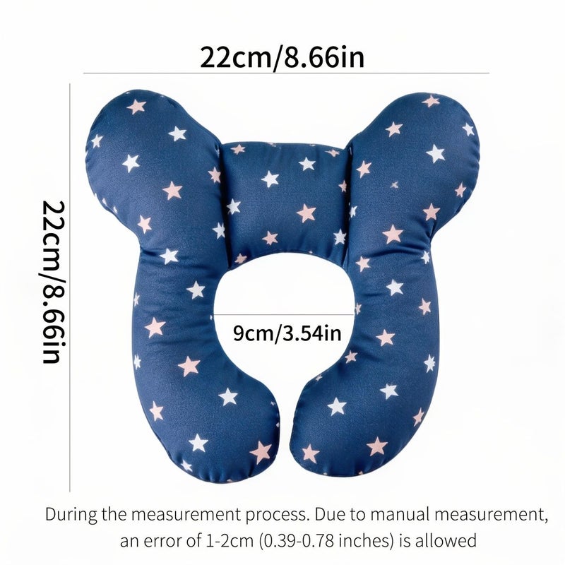 1pc Childrens Travel Neck Pillow Wiener Bear Rabbit Extra Large And Thickened Cartoon Pattern Design Stroller Car Seat Support Pillow Toddler Neck Support Child Safety Seat Headrest Suitable For Outdoor Travel Strollers High Chairs Car Seats Top Choice Gift For Baby - Image 5