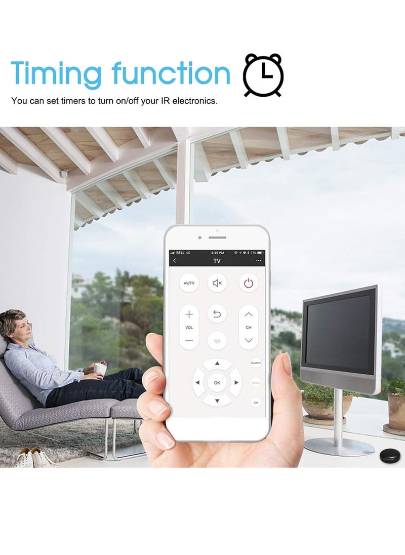 20 20 Planet CARE EVERYDAY - Smart Wifi Universal Smartphone IR Remote – Type-C Adapter for TV, AC, and Smart Devices, Compatible with Alexa and Google Home Siri Voice Control Infrared Remote Control - Image 1