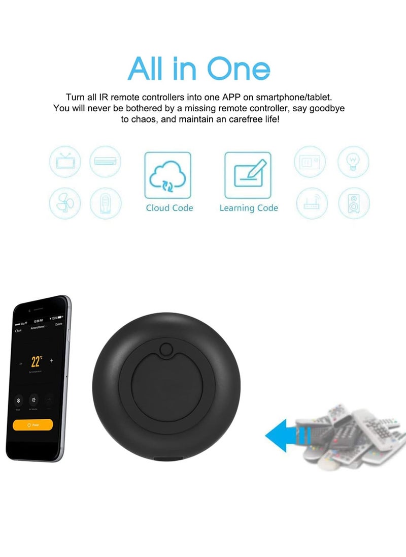 20 20 Planet CARE EVERYDAY - Smart Wifi Universal Smartphone IR Remote – Type-C Adapter for TV, AC, and Smart Devices, Compatible with Alexa and Google Home Siri Voice Control Infrared Remote Control - Image 1