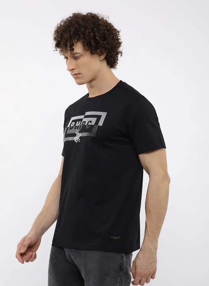 BEVERLY HILLS POLO CLUB  Graphic Crew Neck T-Shirt for Men | Best Price UAE