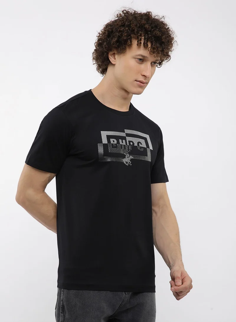 BEVERLY HILLS POLO CLUB  Graphic Crew Neck T-Shirt for Men | Best Price UAE