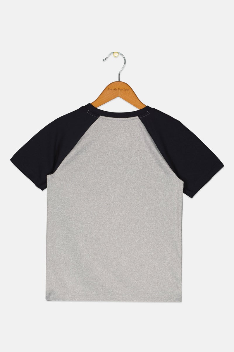 PUMA Kids Boy Short Sleeve Outdoor T-Shirt, Grey - Image 2