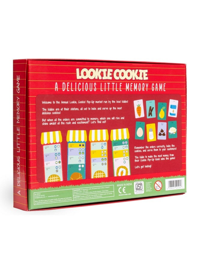 Binca Lookie Cookie - A Memory Card Game for Kids Ages 6 and Up | Fun Memory and Concentration Building Game | Gift to Build Cognitive Skills for Ages 4,5,6 (2-4 Players) - Image 2