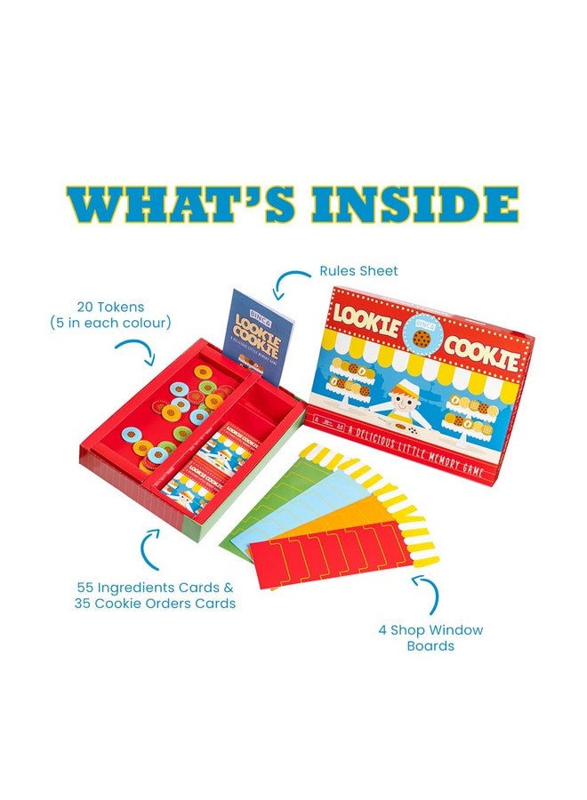 Binca Lookie Cookie - A Memory Card Game for Kids Ages 6 and Up | Fun Memory and Concentration Building Game | Gift to Build Cognitive Skills for Ages 4,5,6 (2-4 Players) - Image 3