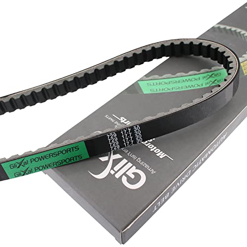 Glixal ATKS-033 729-17.7-30 Reinforced Racing CVT Drive Belt for GY6 49cc 50cc 80cc 100cc 139QMB 139QMA 147QMD Scooter Moped Long Case Engine - Image 1