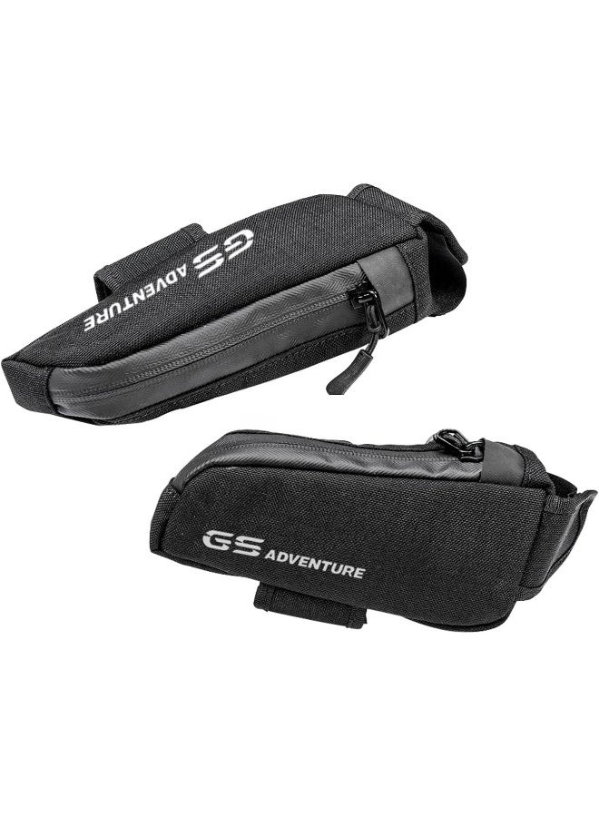 GS Waterproof Motorcycle Fairing Bags - Black - Image 3