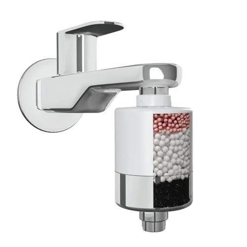 WaterScience CLEO Shower and Tap Filter for Hard Water | Hard Water Filter with Metal Adaptors - Image 1