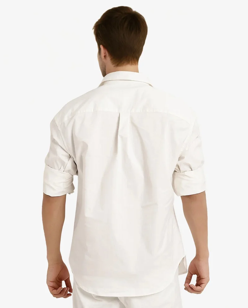 Rare Rabbit Men's Plain Cotton Shirt