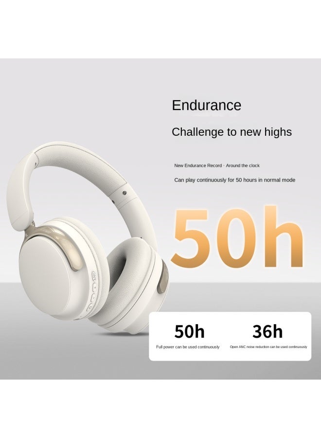Neutral Anc Noise-canceling Wireless Bluetooth Headphones With Long Battery Life Foldable Design - Image 3