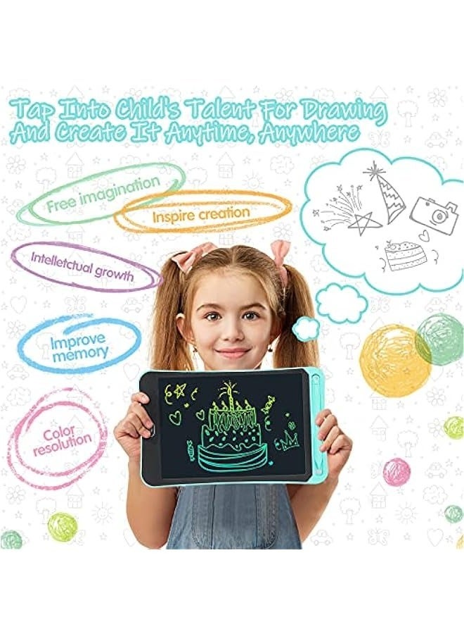 Colorful 12-Inch LCD Writing Tablet for Kids - Educational Toy Gift for Boys and Girls Aged 3-8 - Red Electronic Doodle Board and Drawing Pad - Image 4