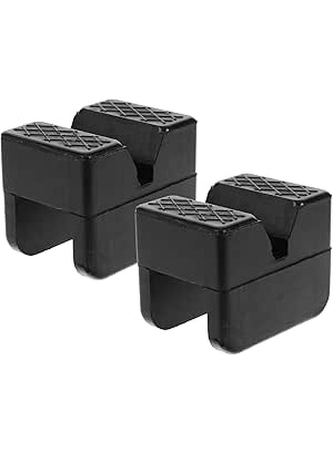 2Pcs Plastic Floor Jack Pads Slotted Jack Stands for Car Maintenance and Repair - Image 1
