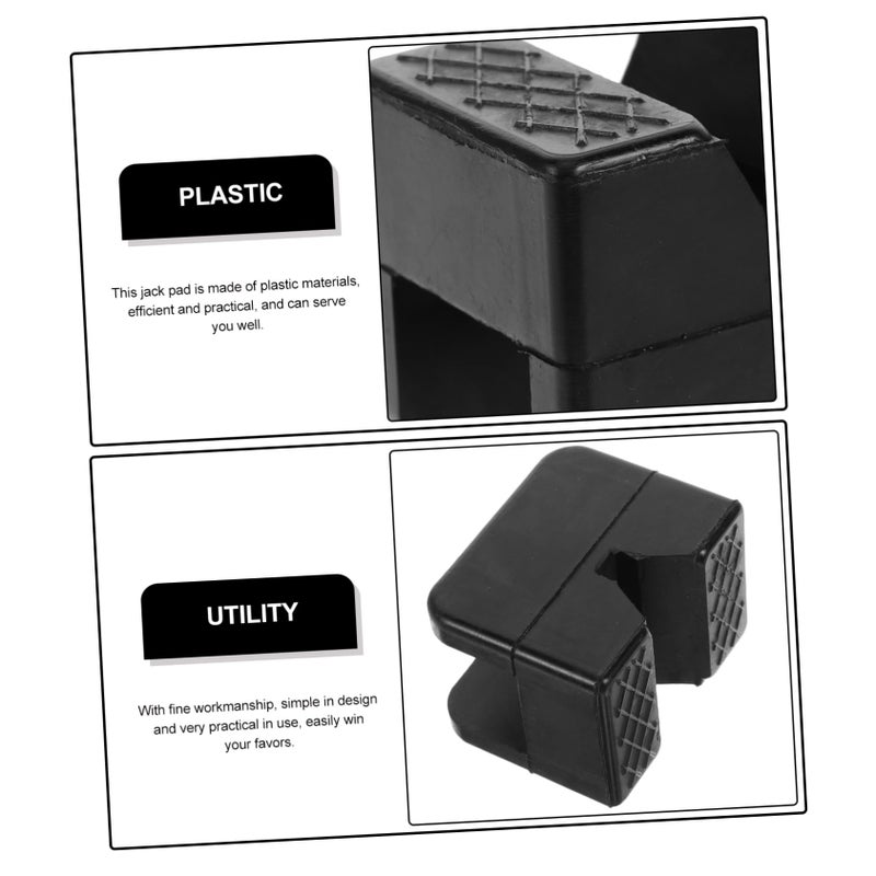2Pcs Plastic Floor Jack Pads Slotted Jack Stands for Car Maintenance and Repair - Image 5