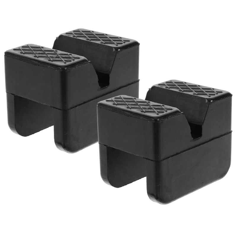 2Pcs Plastic Floor Jack Pads Slotted Jack Stands for Car Maintenance and Repair - Image 2