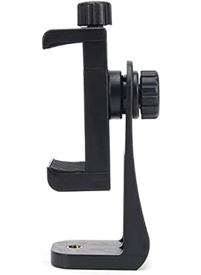 universal smartphone clip holder, used with tripods or other mounts for stable phone positioning for photography, videography, live streaming, or hands-free viewing. - Image 5